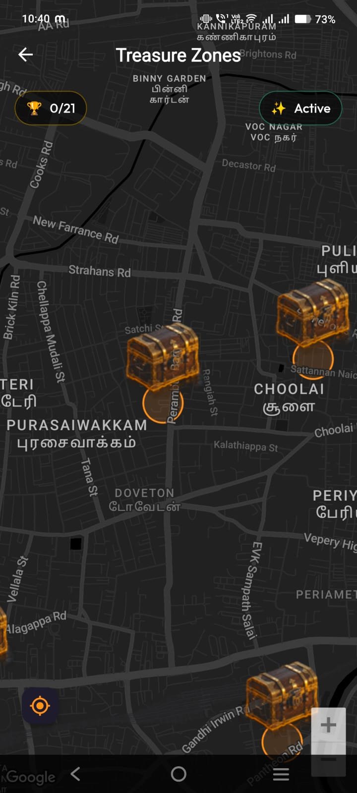 UnboxMovie treasure zones map